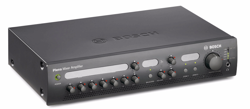 Âm ly kèm trộn 240W, 2 vùng Zone Bosch PLE-2MA240-EU