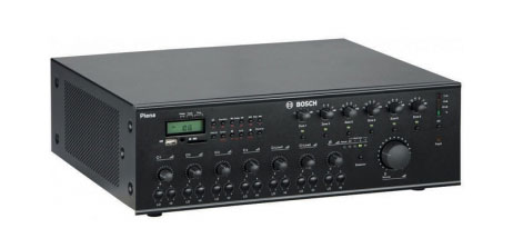 Đầu phát nhạc nền all in one: DVD/TUNER/MP3 kèm trộn 240W, 6 vùng zone Bosch PLN-6AIO240