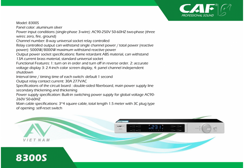 CAF 8300S