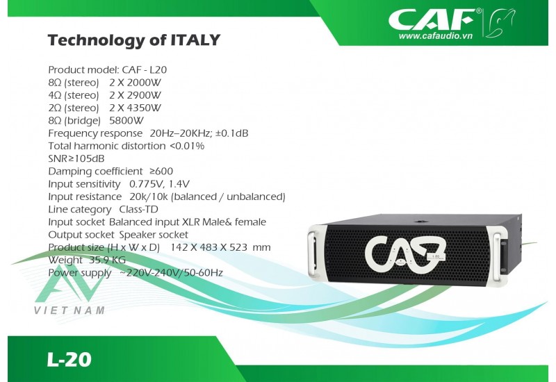 CAF L20+ (New 2023)
