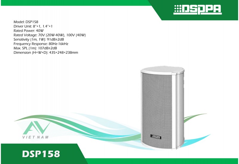 DSPPA DSP158 - Loa cột ngoài trời 40W