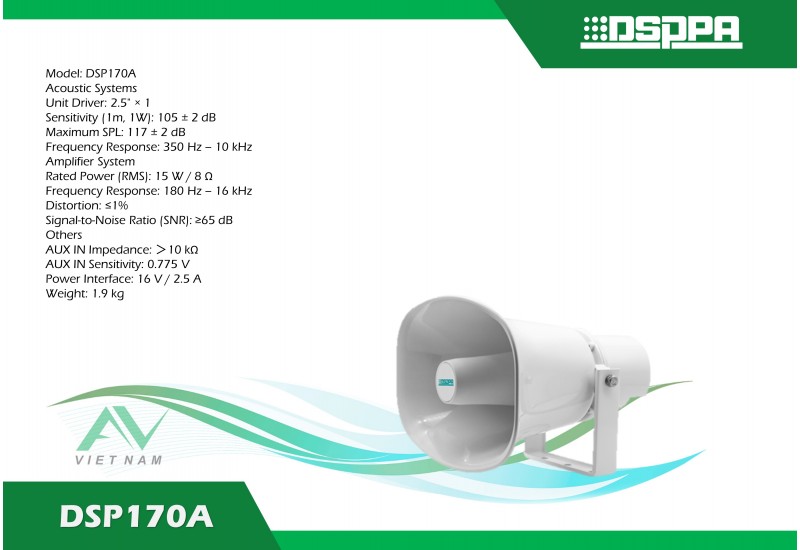 DSPPA DSP170A - Loa kèn ngoài trời 15W