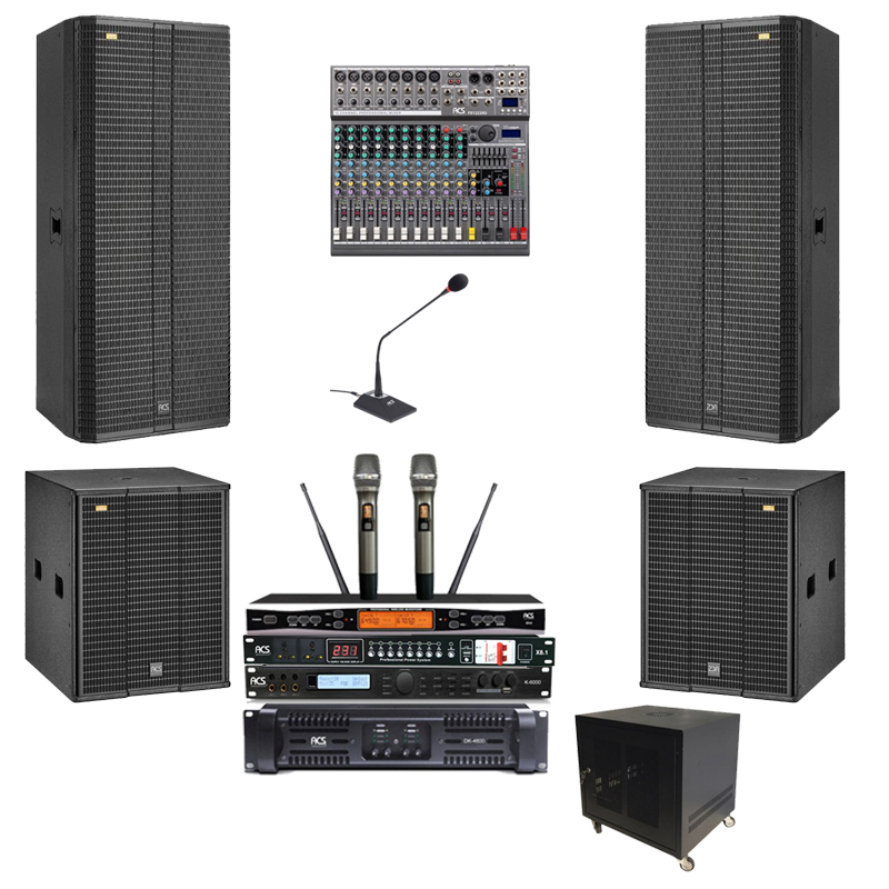 Dàn Âm Thanh Hội Trường Cho Trường Trưng Vương Diện Tích 110m2